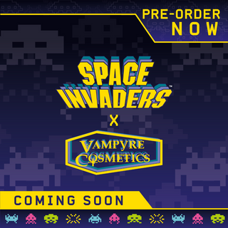 Vampyre Cosmetics Announces Collaboration with Space Invaders: A Retro Gaming Glamour Experience