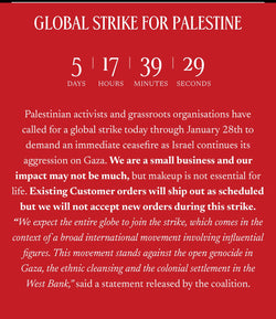 GLOBAL STRIKE FOR PALESTINE 1/21-1/28