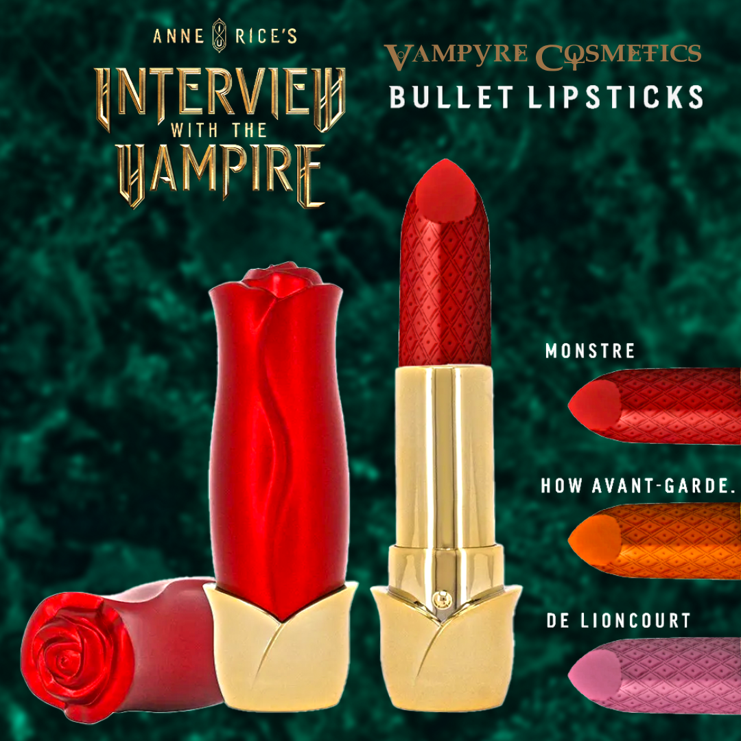 PRE-ORDER Interview with the Vampire Rose Lipsticks Set