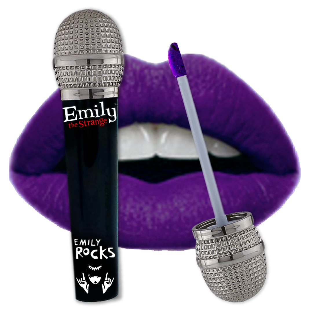 Emily the Strange Microphone Lipstick. (Precocious Purple)