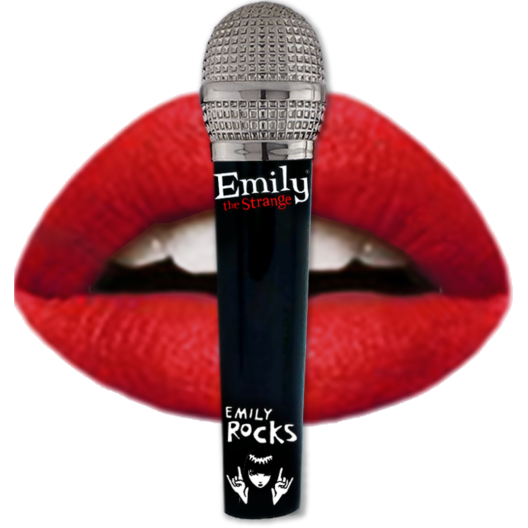 Emily the Strange Microphone Lipsticks (Rebel Red)